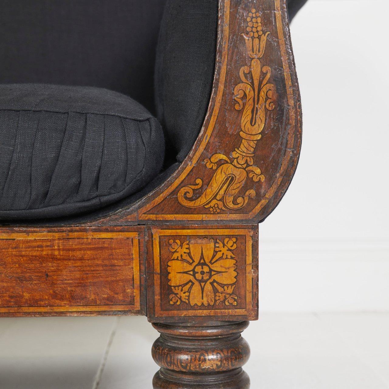 Canapé régence peint George Bullock en vente 8