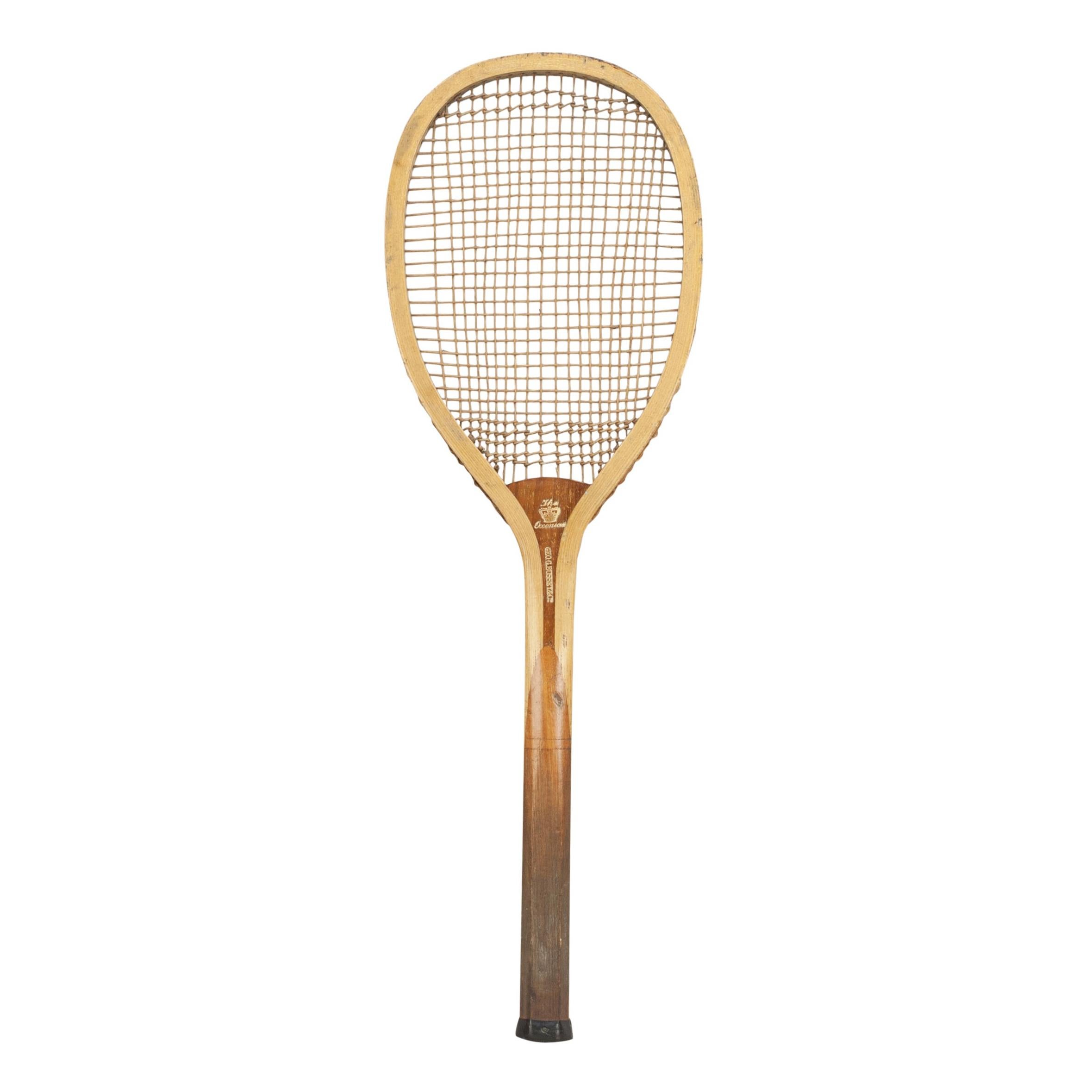 Flat Top Lawn Tennis Racket at 1stDibs