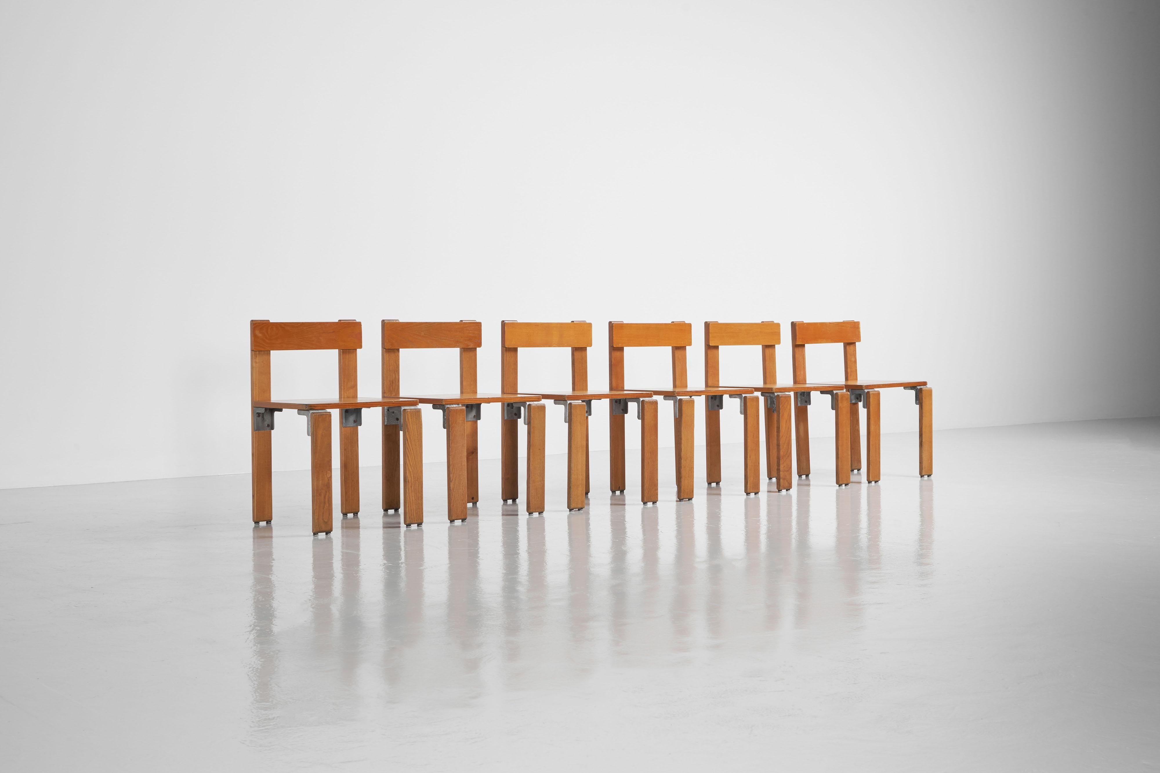 Stühle von George Candilis für Sentou, Frankreich, 1968 (Französisch) im Angebot