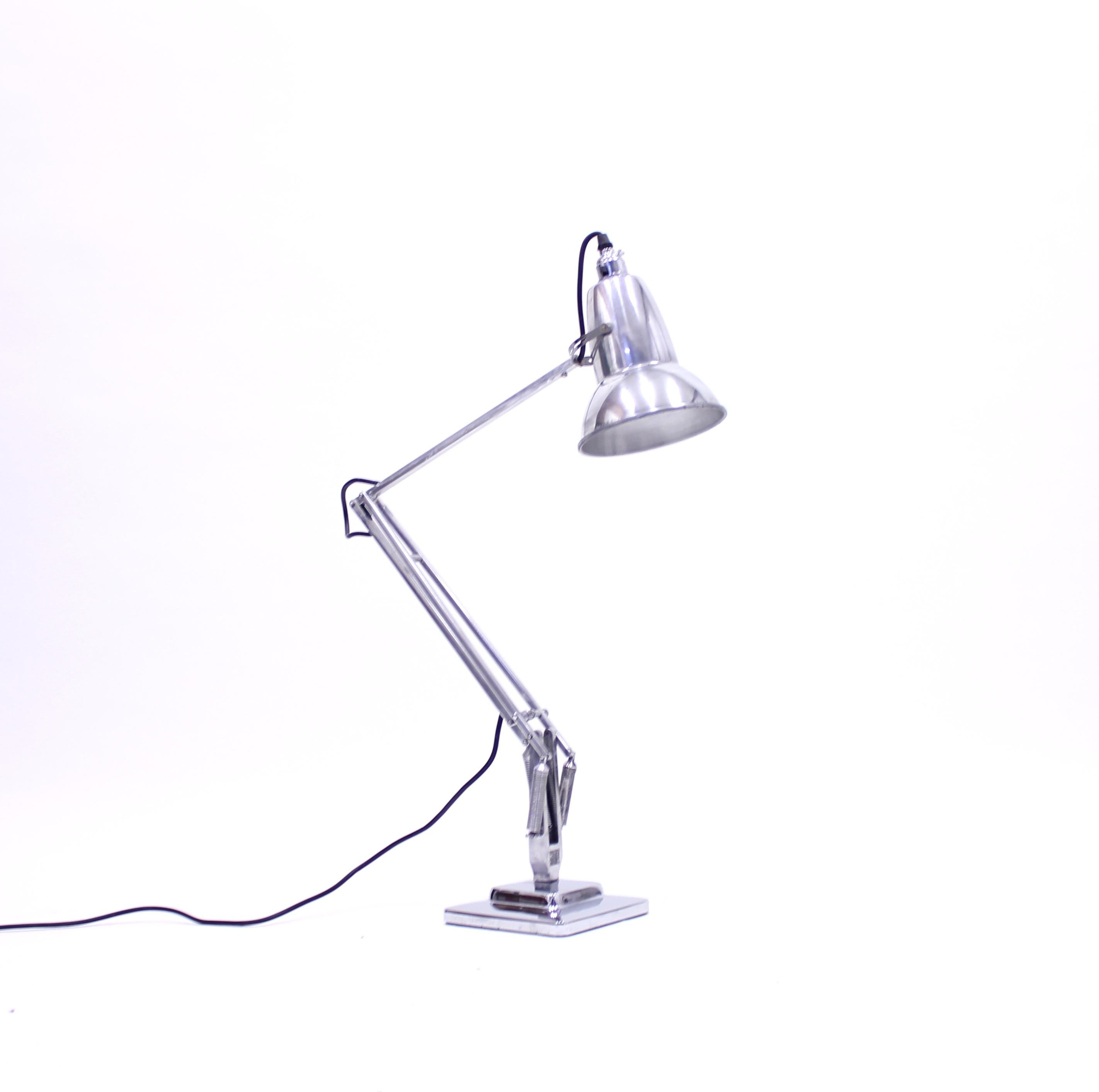 Industrial George Carwardine, Anglepoise Desk Lamp 1227, Herbert Terry & Sons Ltd, 1930s