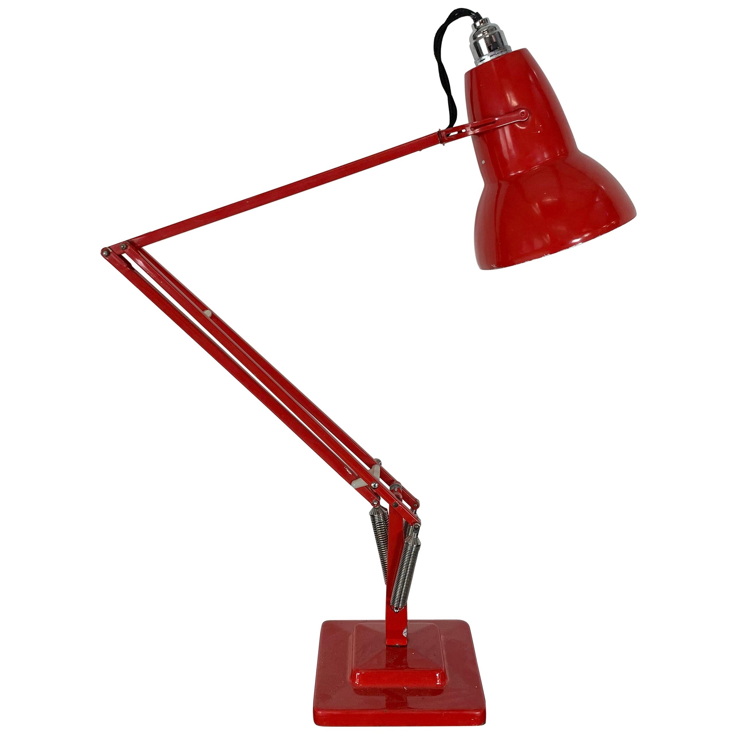 George Carwardine for Herbert Terry Anglepoise Lamp in Red For Sale