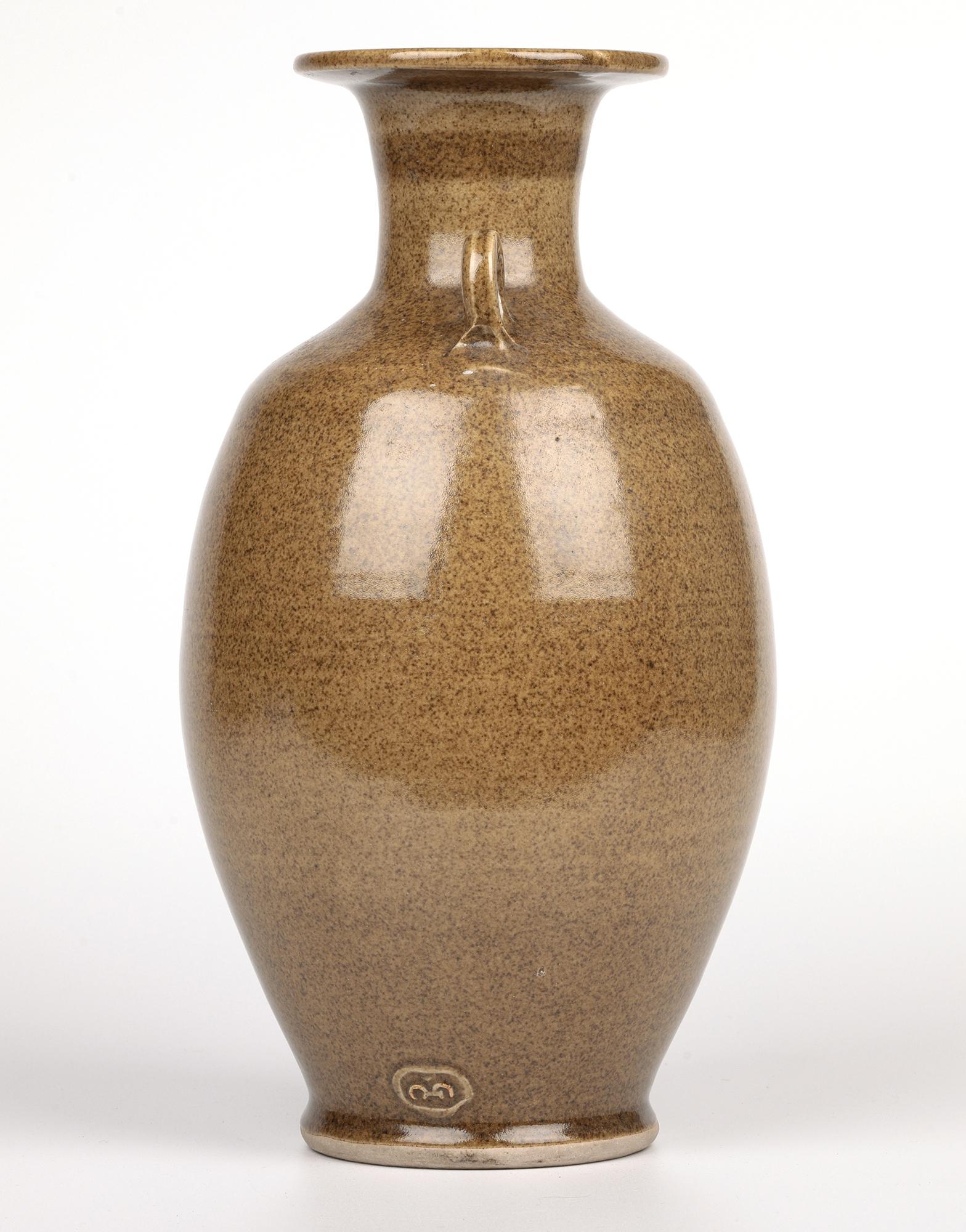 Vaso Studio Pottery a forma di anfora smaltata George Cass Brown in vendita 4