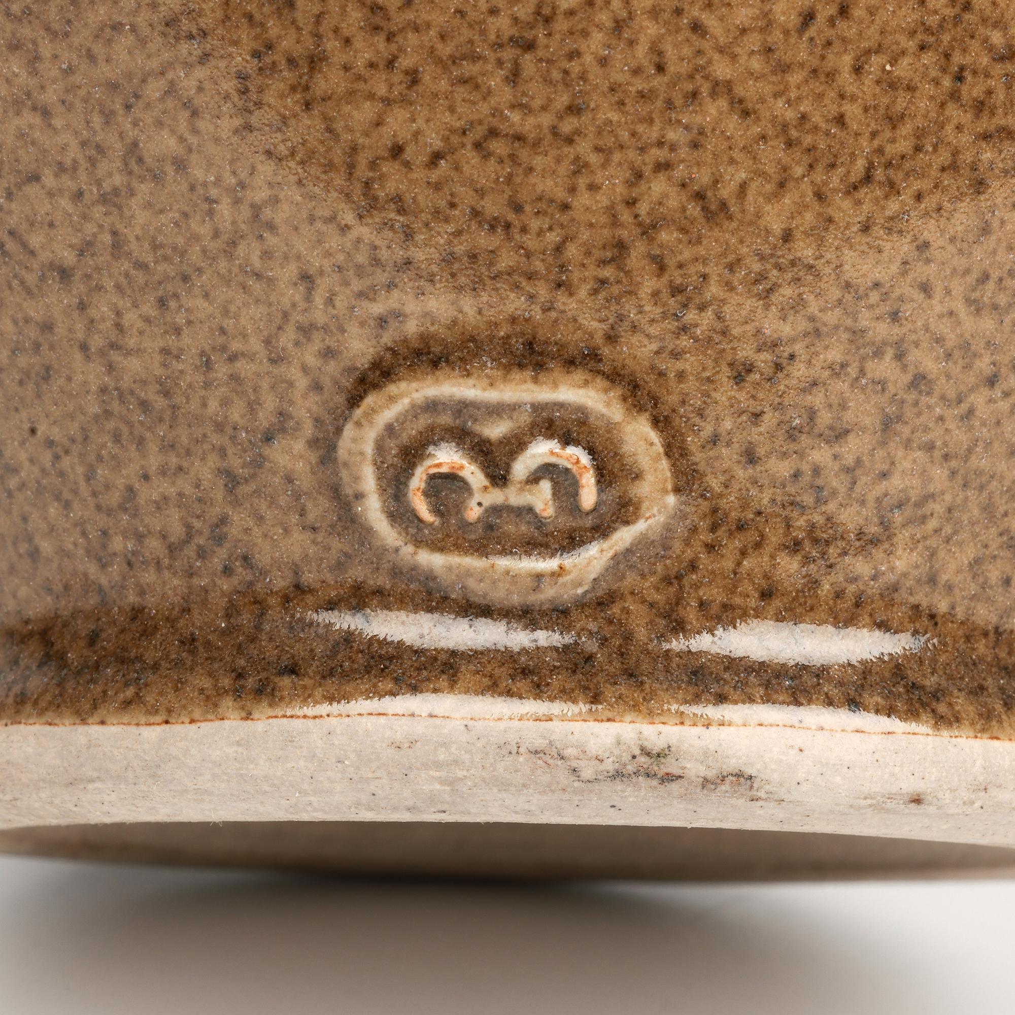 Vaso Studio Pottery a forma di anfora smaltata George Cass Brown in vendita 6