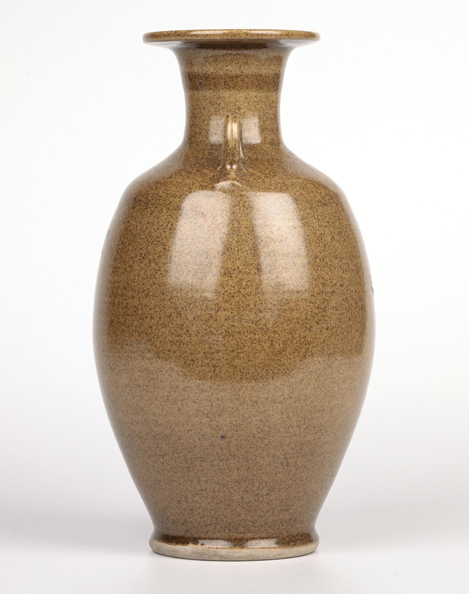 Vaso Studio Pottery a forma di anfora smaltata George Cass Brown in vendita 7