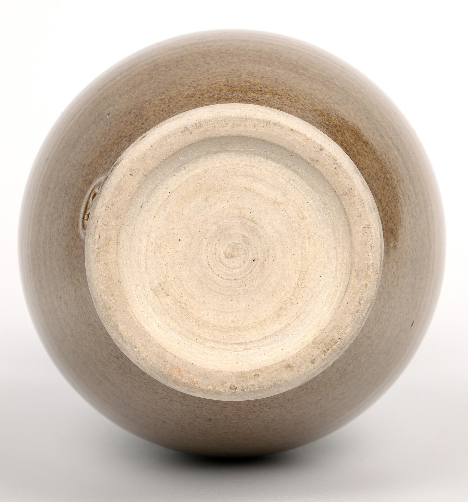 Vaso Studio Pottery a forma di anfora smaltata George Cass Brown in vendita 8