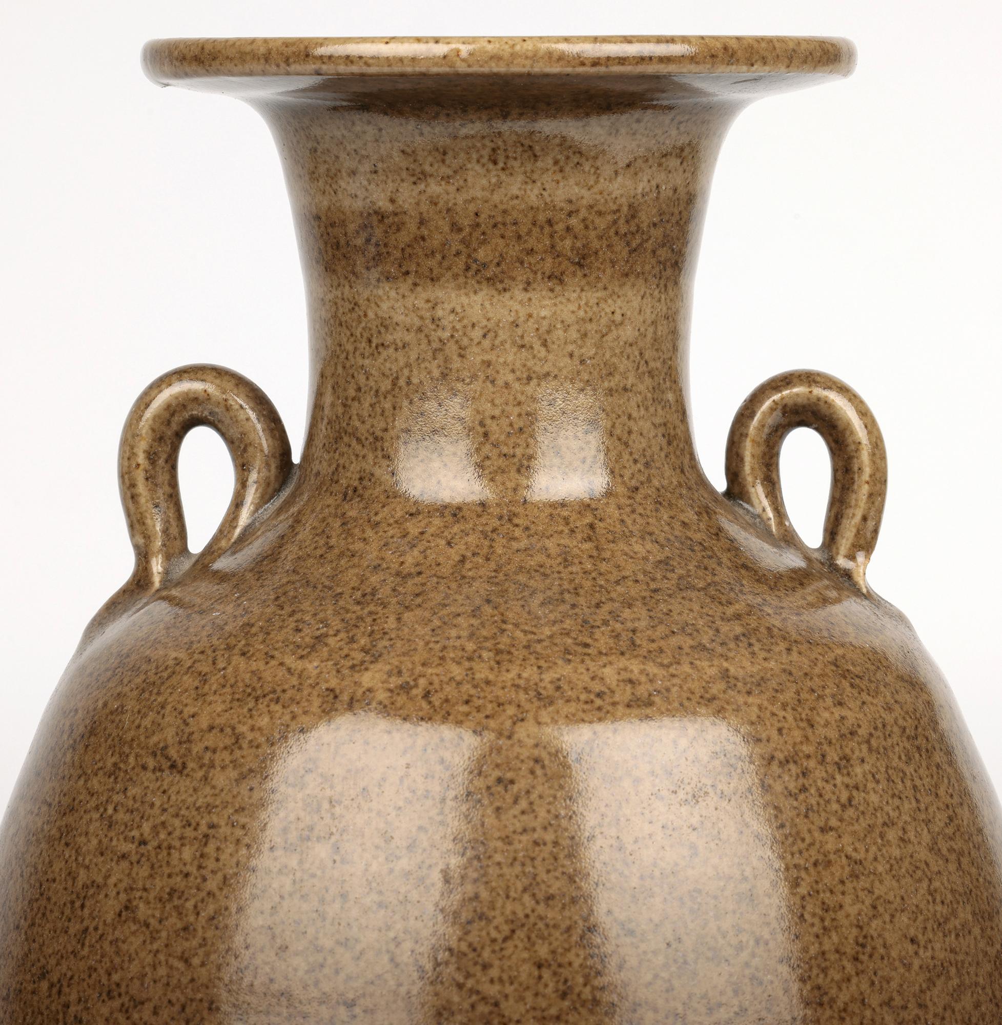 Vaso Studio Pottery a forma di anfora smaltata George Cass Brown in vendita 9
