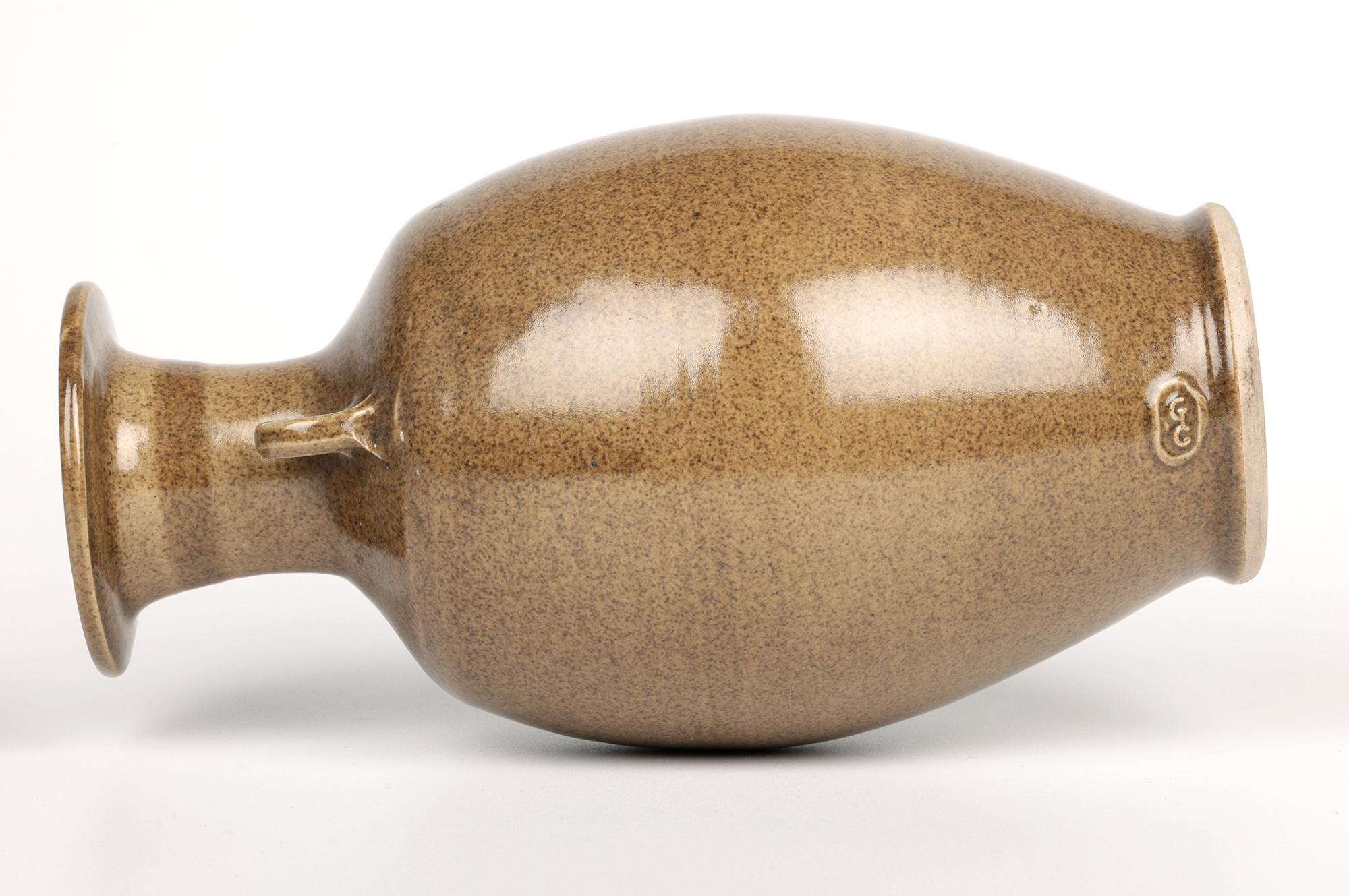 Vaso Studio Pottery a forma di anfora smaltata George Cass Brown in vendita 1