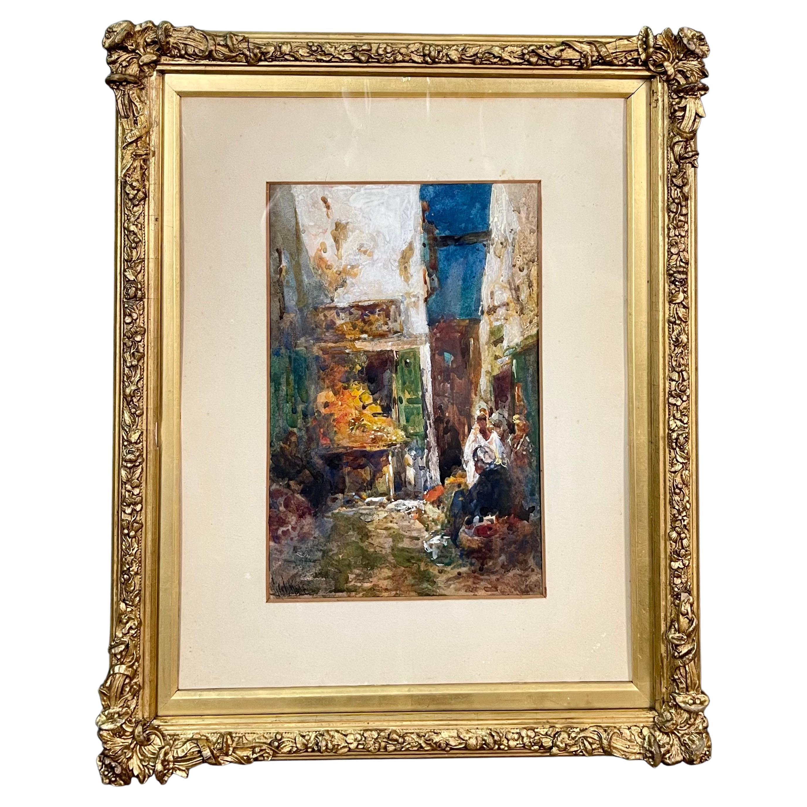 George Charles Haité Modern Orientalist Picture For Sale