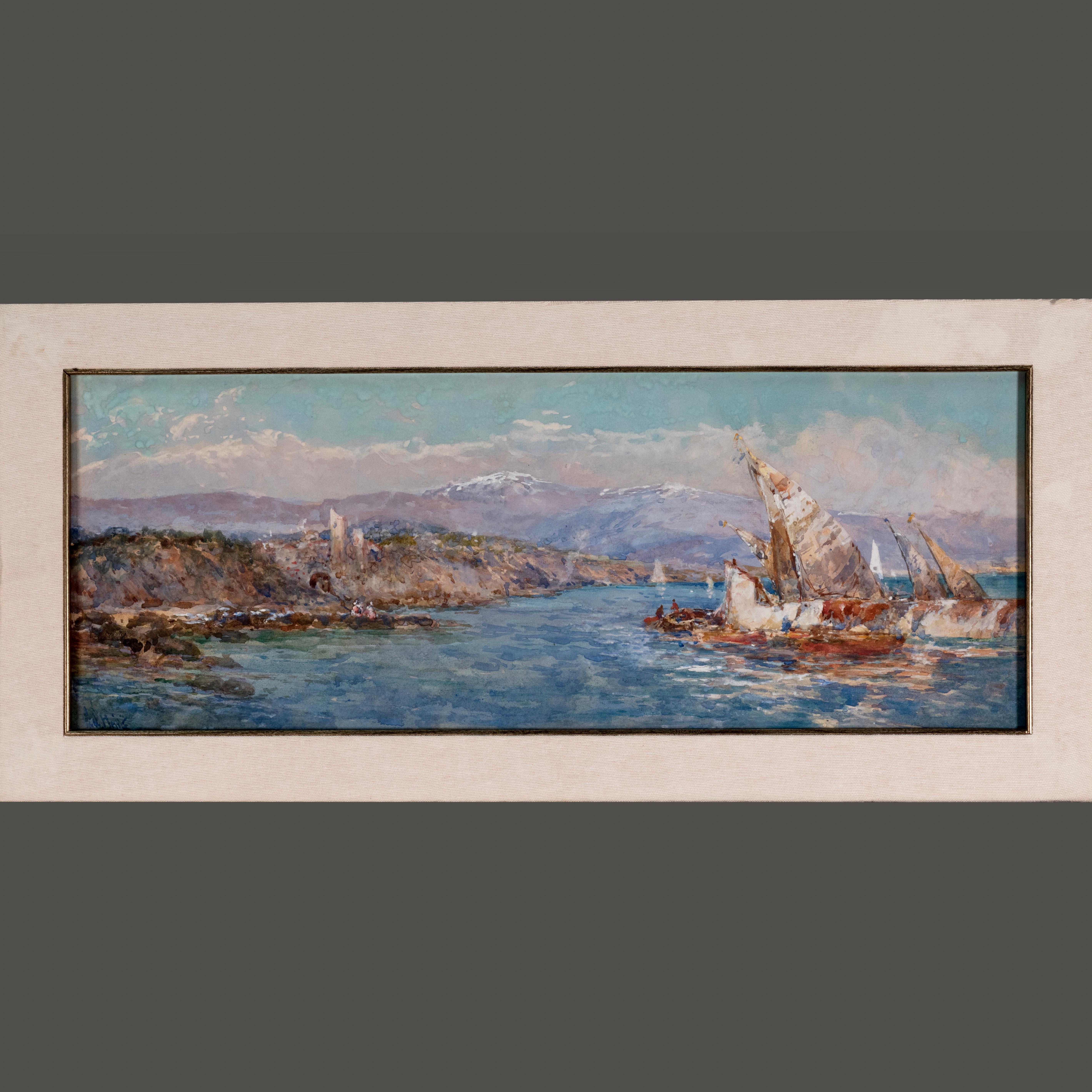 George Charles Haité Modern Seascape Landscape 5