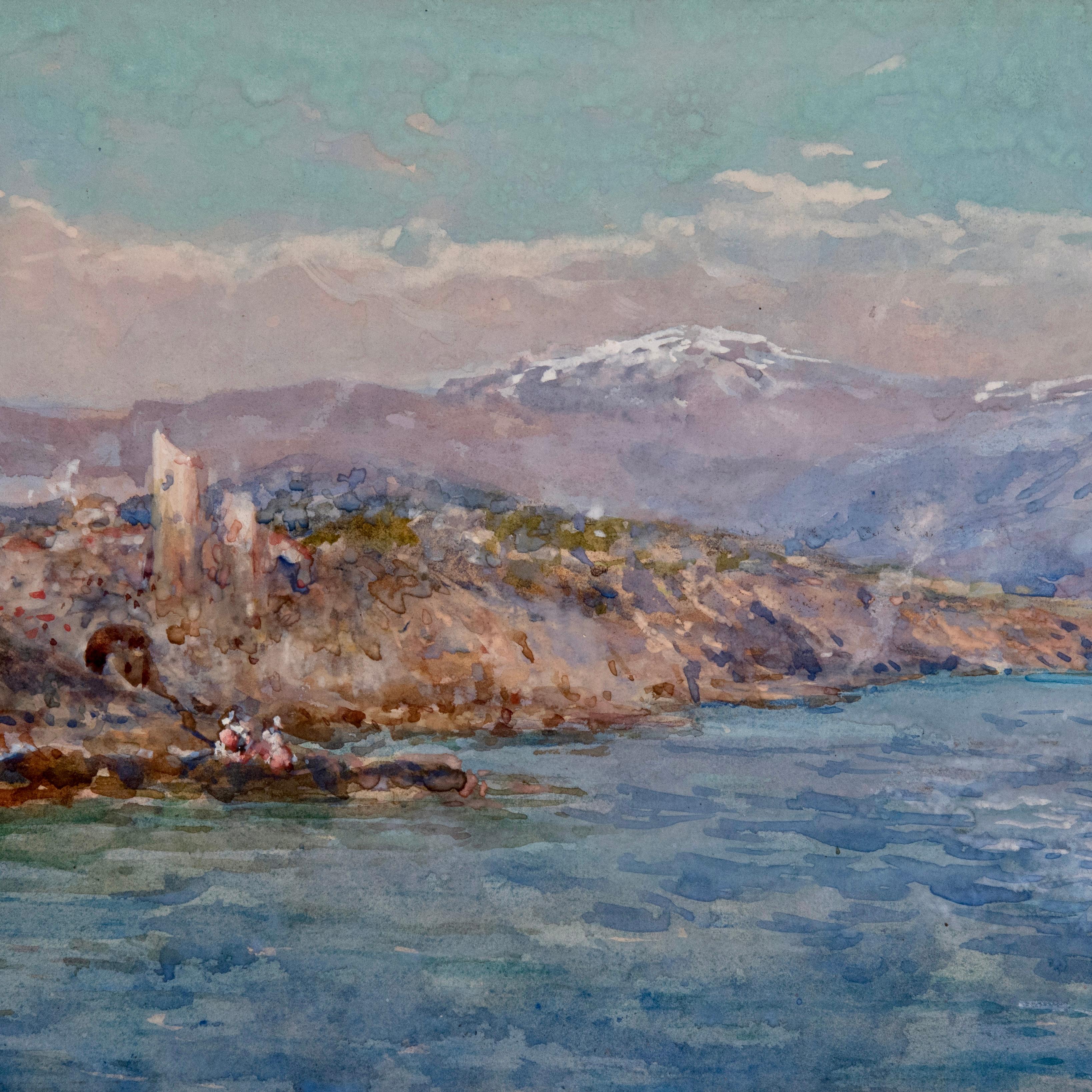 George Charles Haité Modern Seascape Landscape 2
