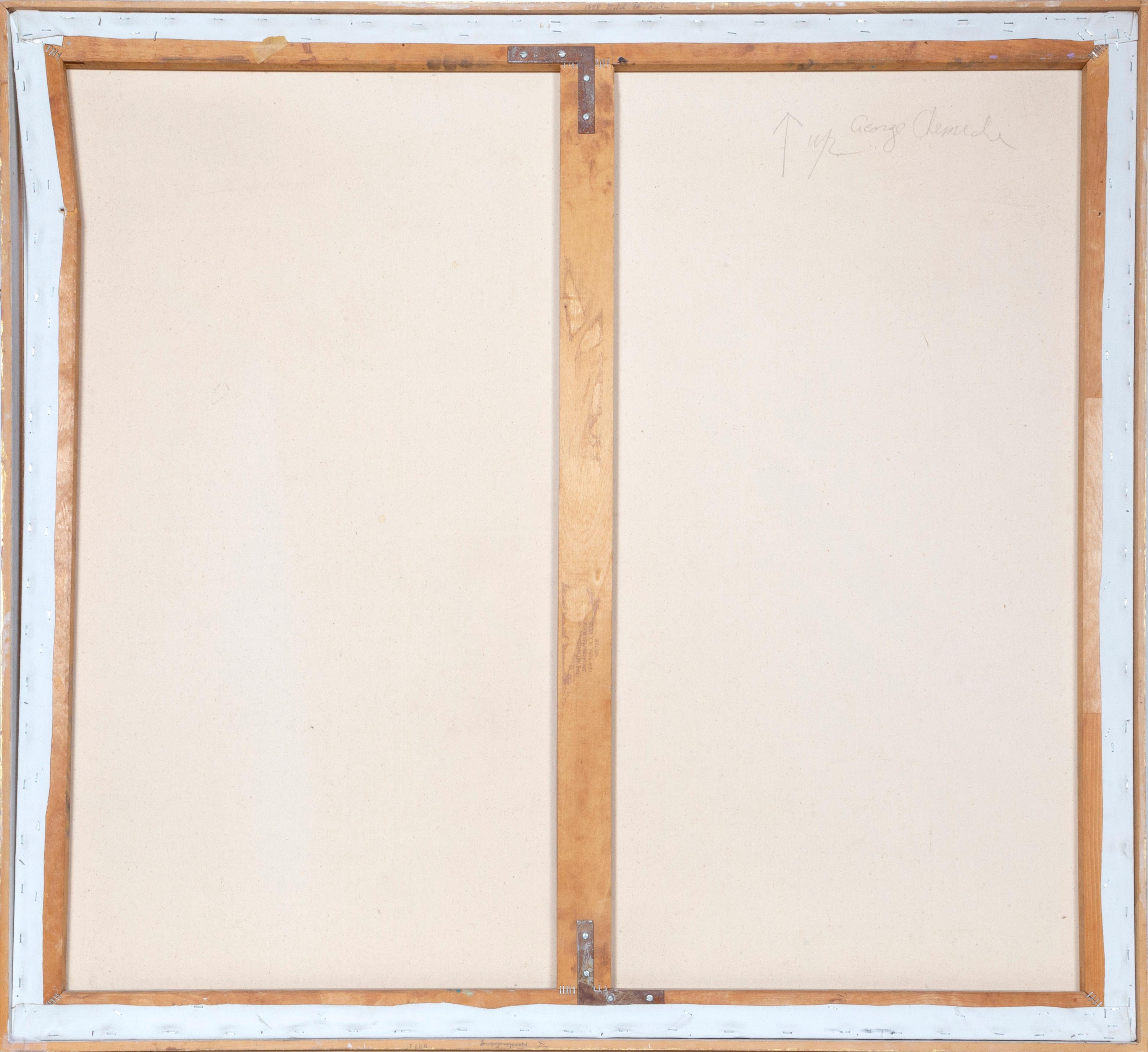Giardino fiorito composto, quadro di grandi dimensioni di George Chemeche in vendita 5