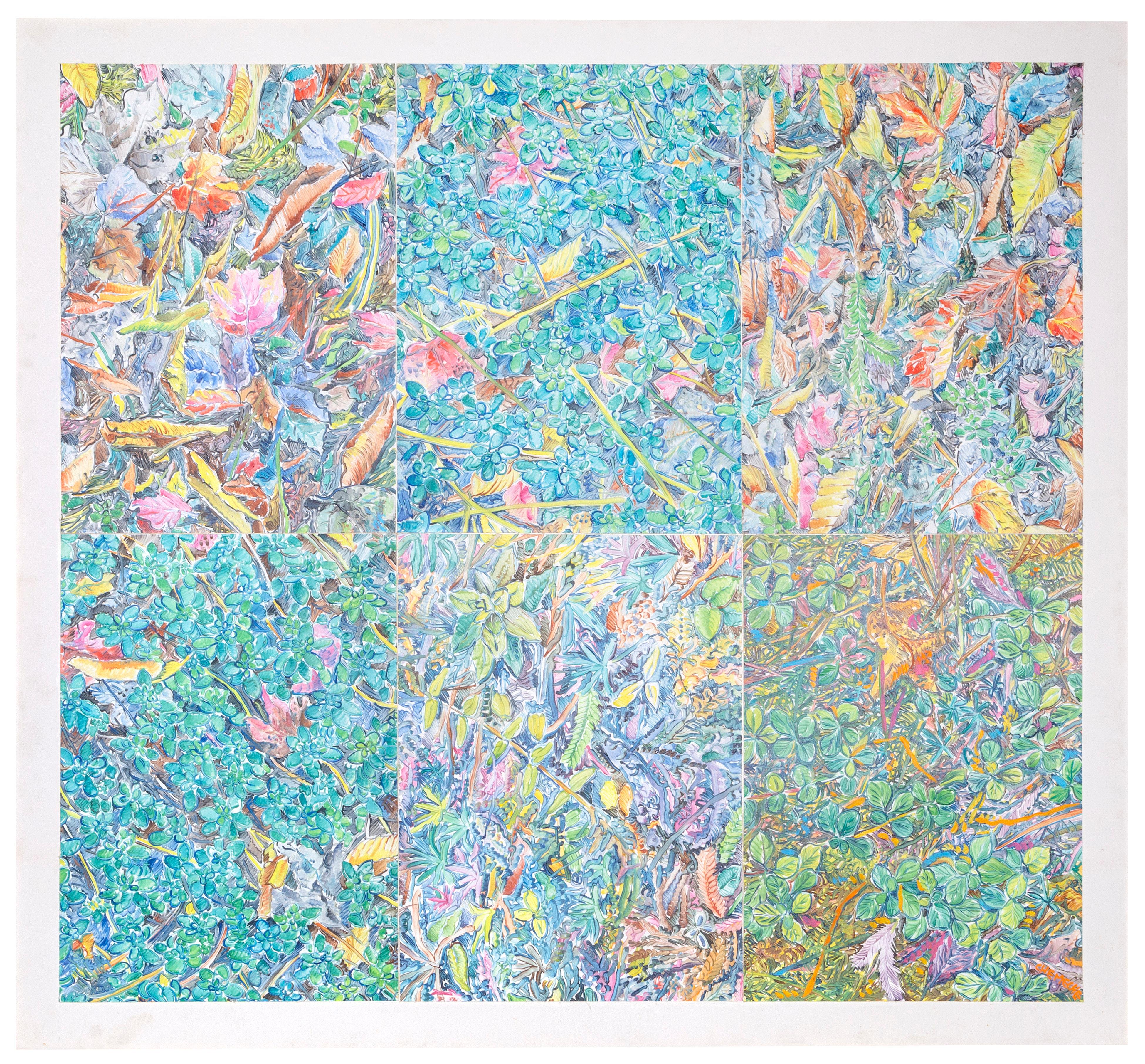 Artista: George Chemeche, iracheno/americano (1934 - )
Titolo: Giardino fiorito composto
Anno: circa 1979
Medium: Sei pannelli di acrilico su tela montati su tela, firmati a sinistra.
Dimensioni dell'immagine: 43,25 x 46,5 pollici (109,855 x 118,11