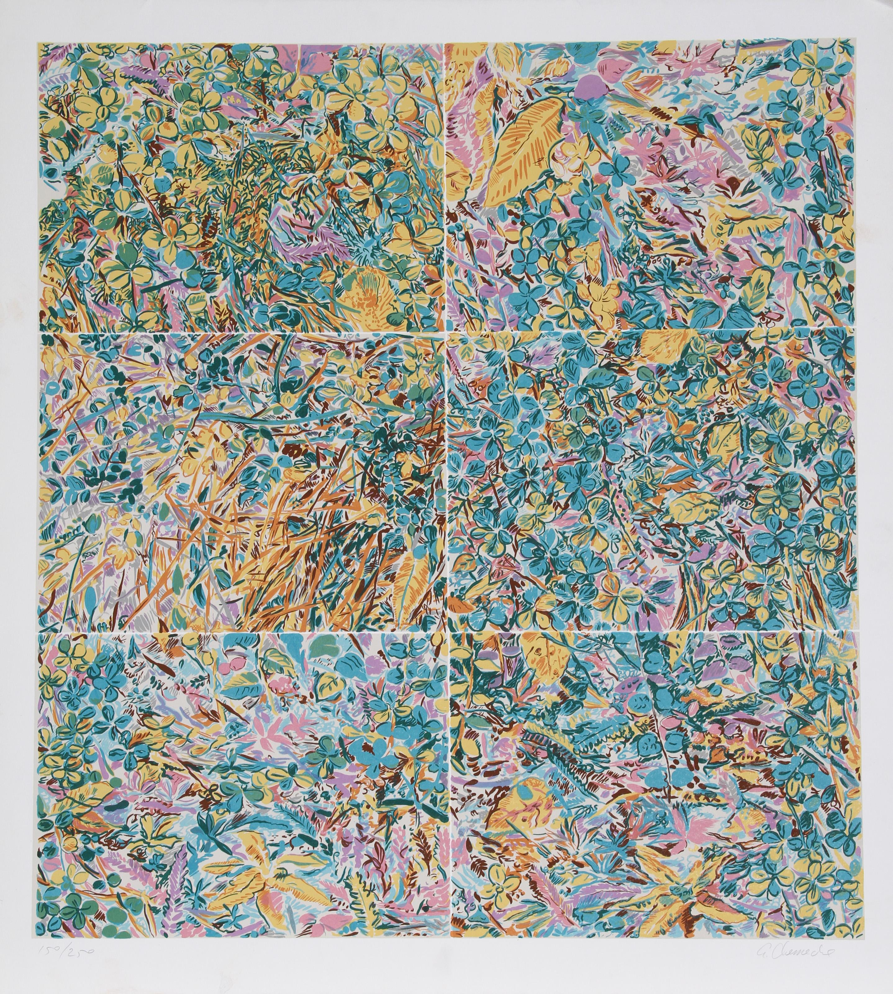 Composed Field I, Contemporary Lithograph by George Chemeche