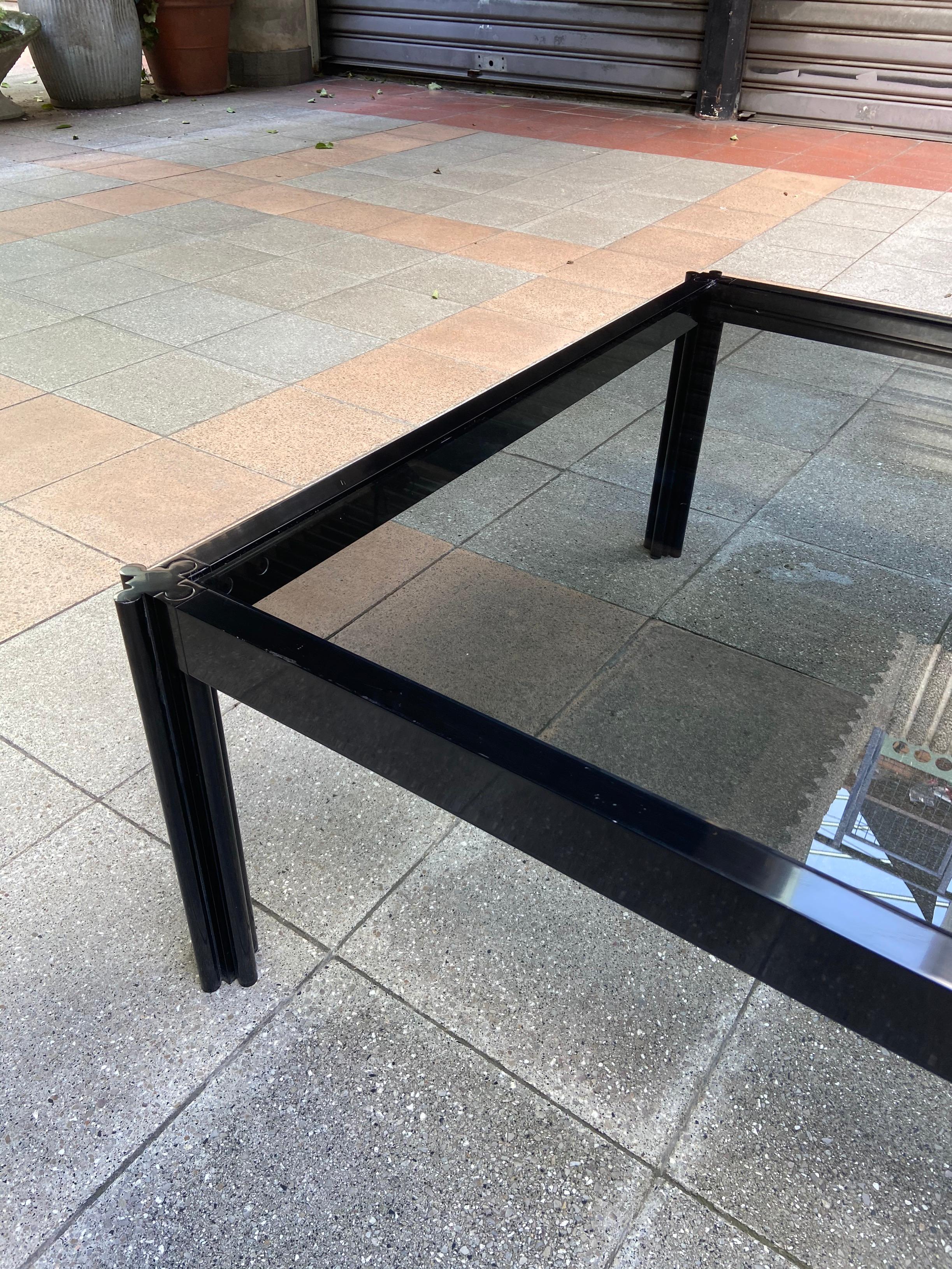 George Ciancimino, Glass Table, 1978 In Good Condition In Saint ouen, FR