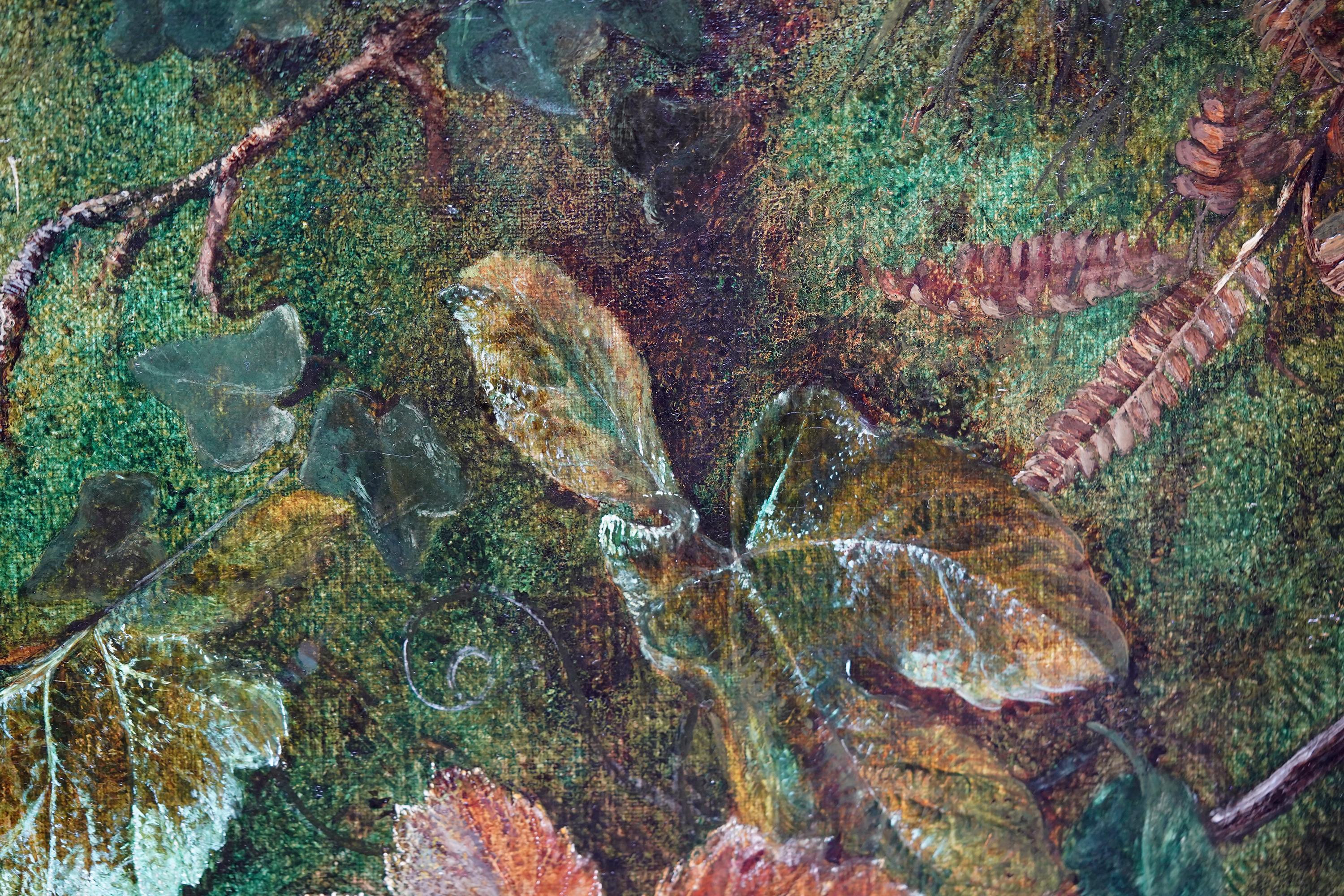 Natura morta di frutta - Natura morta britannica del XIX secolo, arte vittoriana, pittura a olio in vendita 1