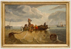 Attrib. George Clarkson Stanfield (1828-1878) - 19th Century Oil, Mooring