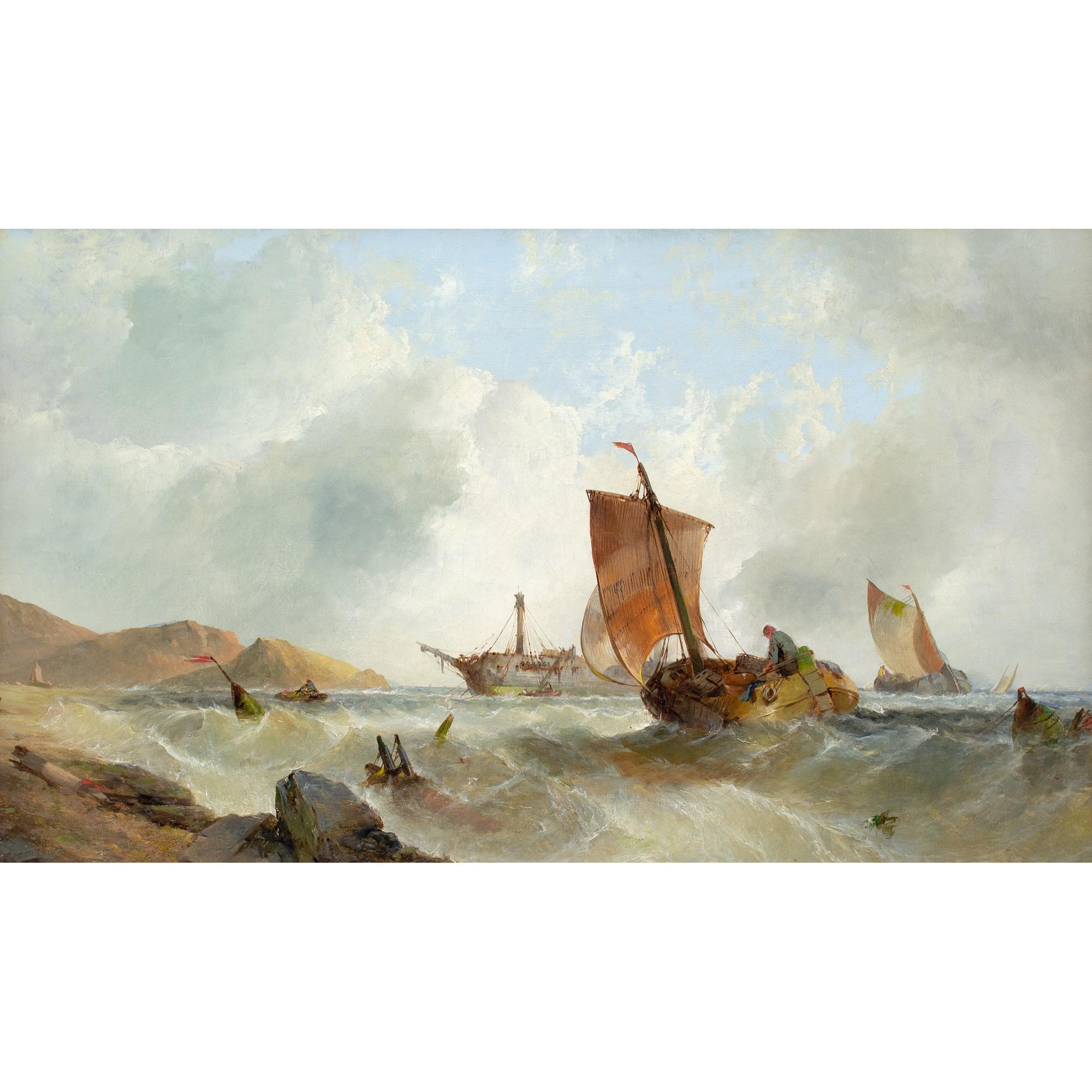 George Clarkson Stanfield (Atribuido), Naufragio en venta 1