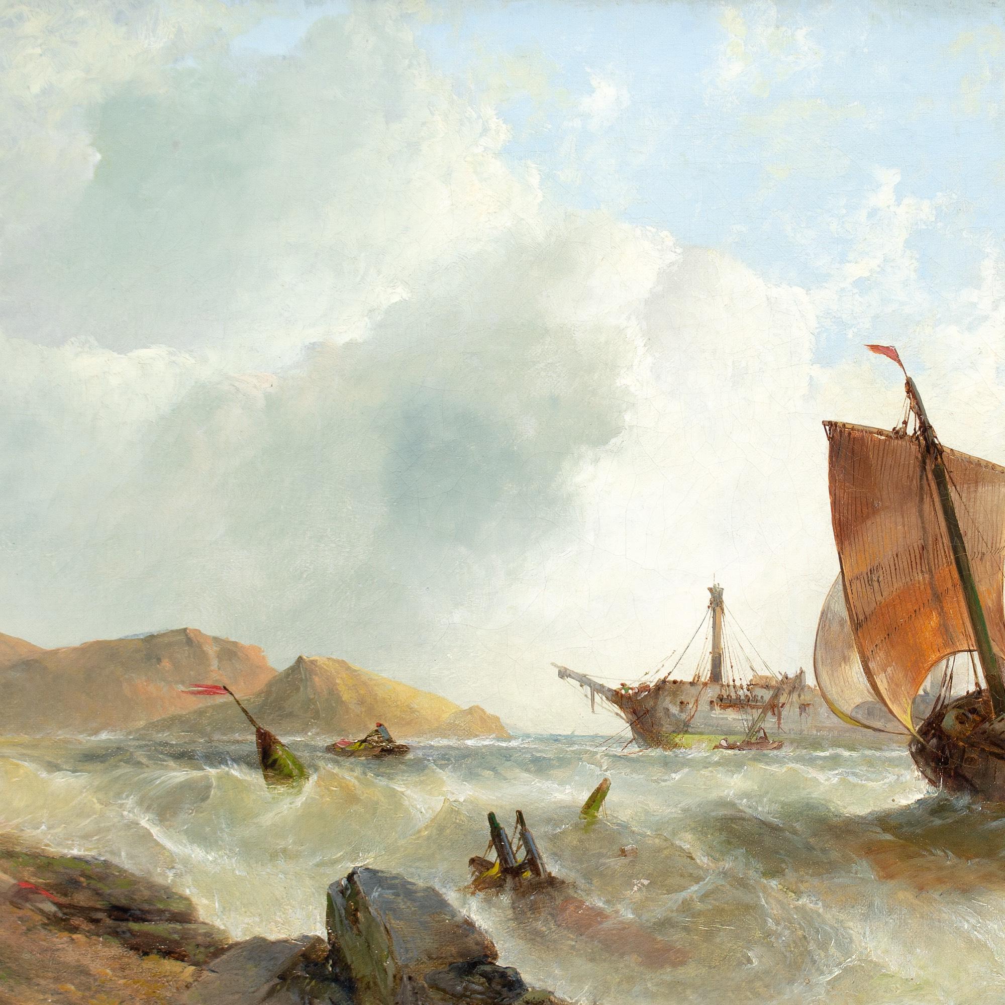 George Clarkson Stanfield (Atribuido), Naufragio en venta 6