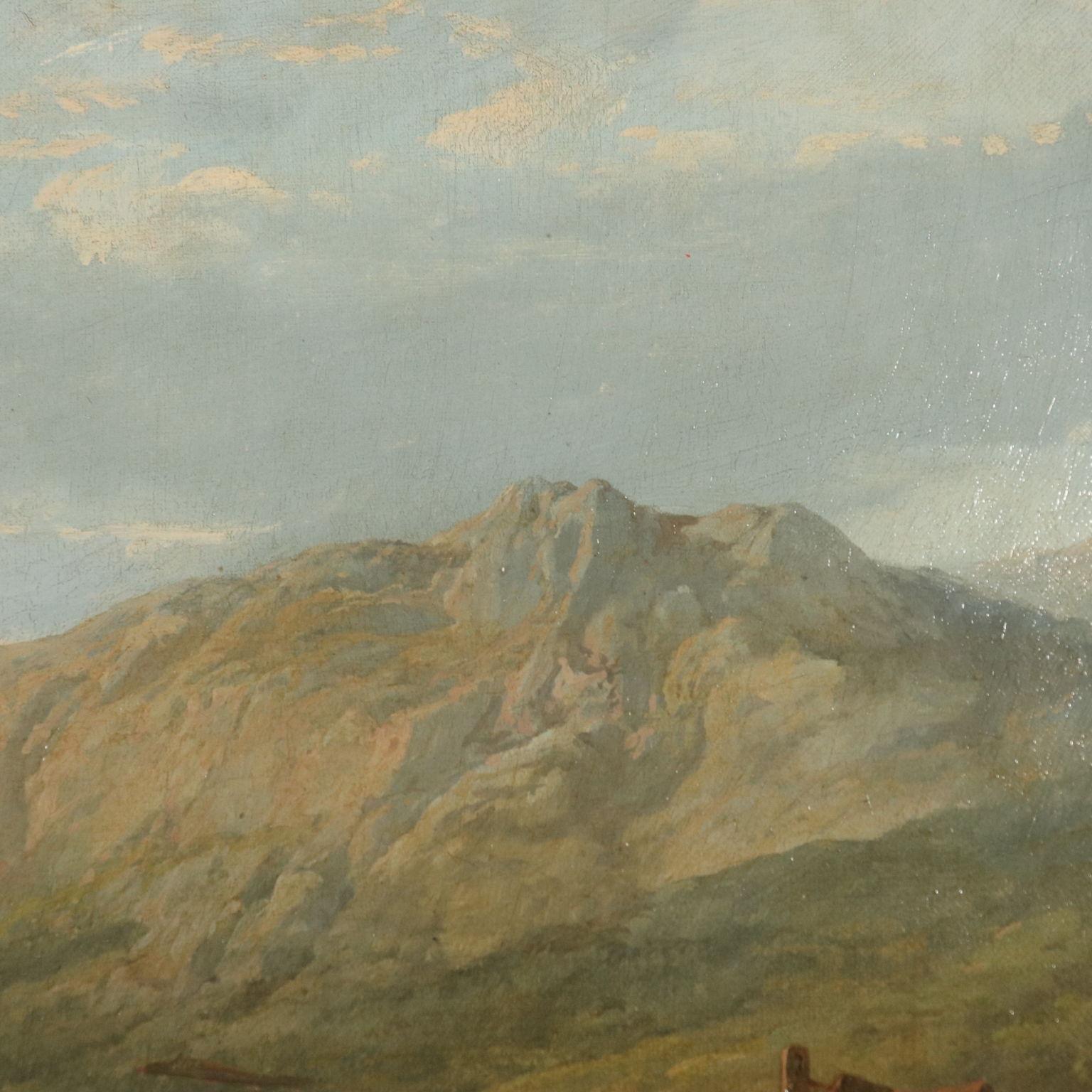 Landscape by George Clarkson Stanfield Fluvial Landscape 1869 5