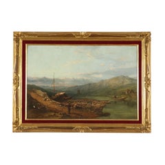 Landscape by George Clarkson Stanfield Fluvial Landscape 1869