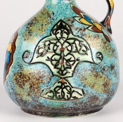 George Clews Tunstall Chameleon Ware Persian Pattern Jug