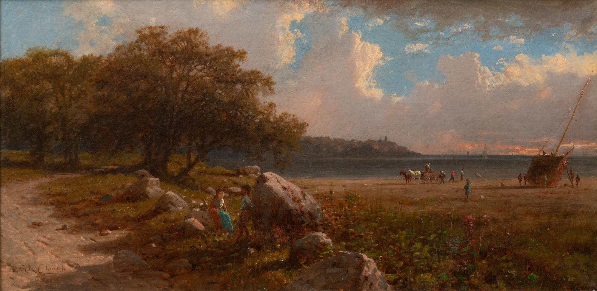 Landscape Painting de George Clough - Escena costera