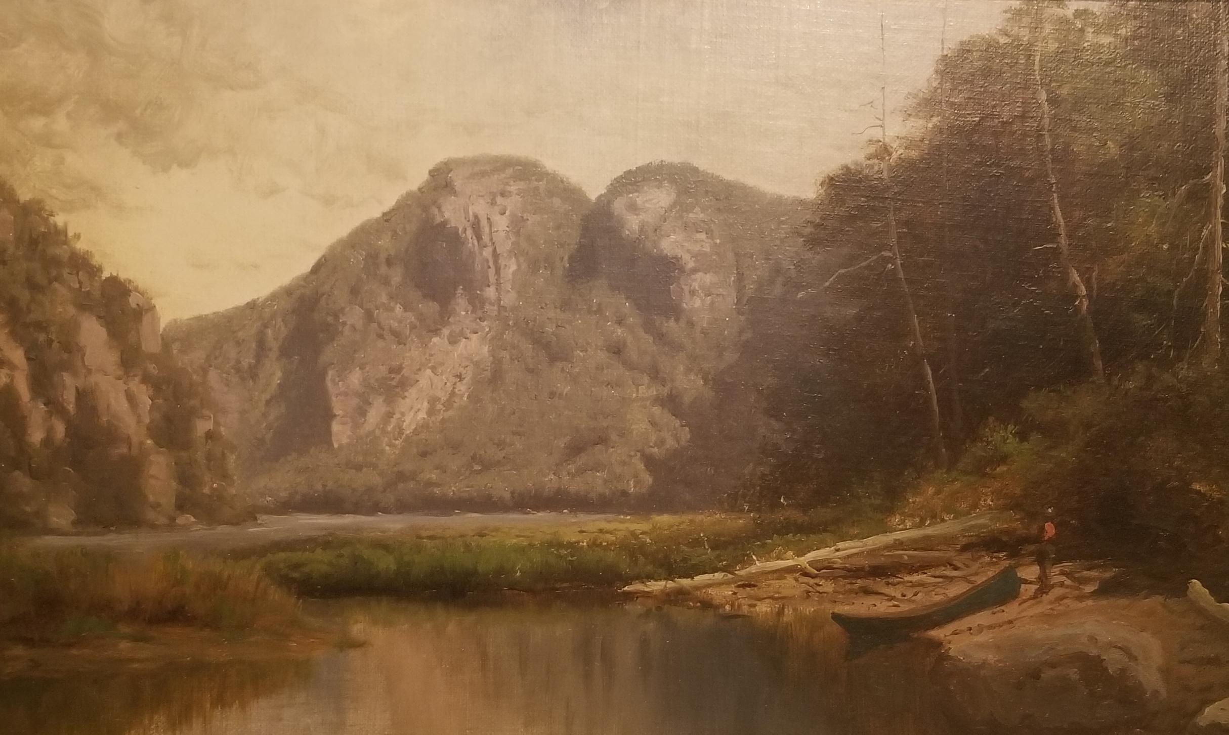 George Clough Landscape Painting - Indian Head, Ausable Head, Adirondacks 