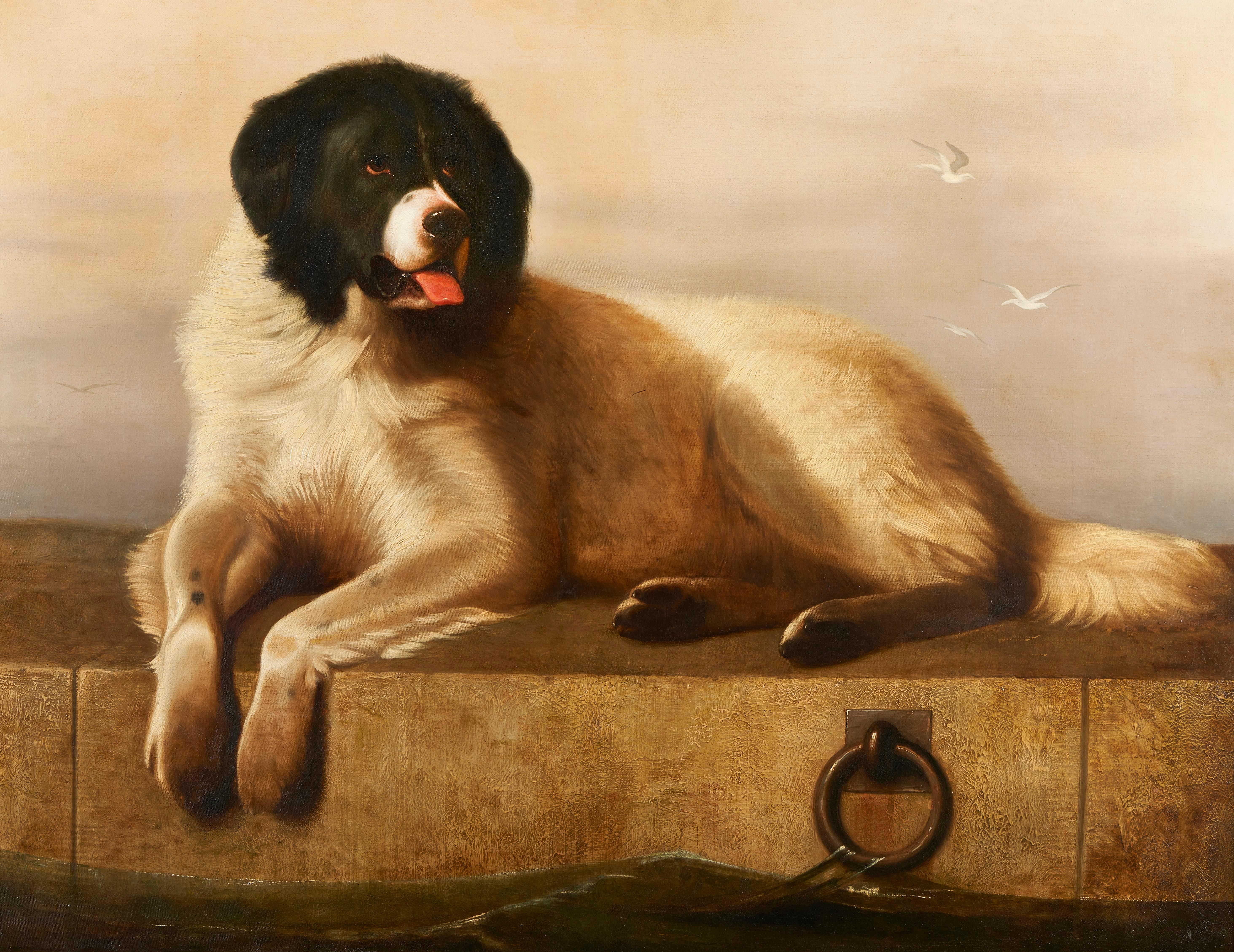 Un membro illustre della Humane Society - Painting di George Cole