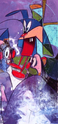 George Condo, Comic Relief, from Drawing Paintings, 2011 (after)