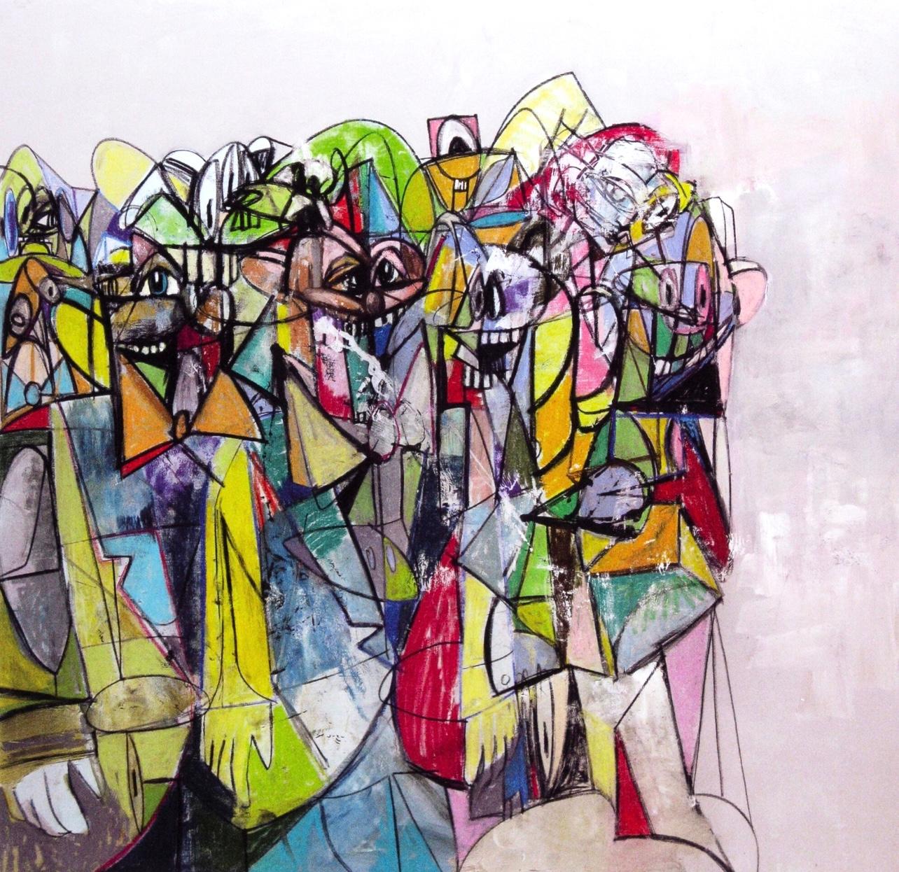 Condo, Compresión II, Dibujo Pinturas (después de)