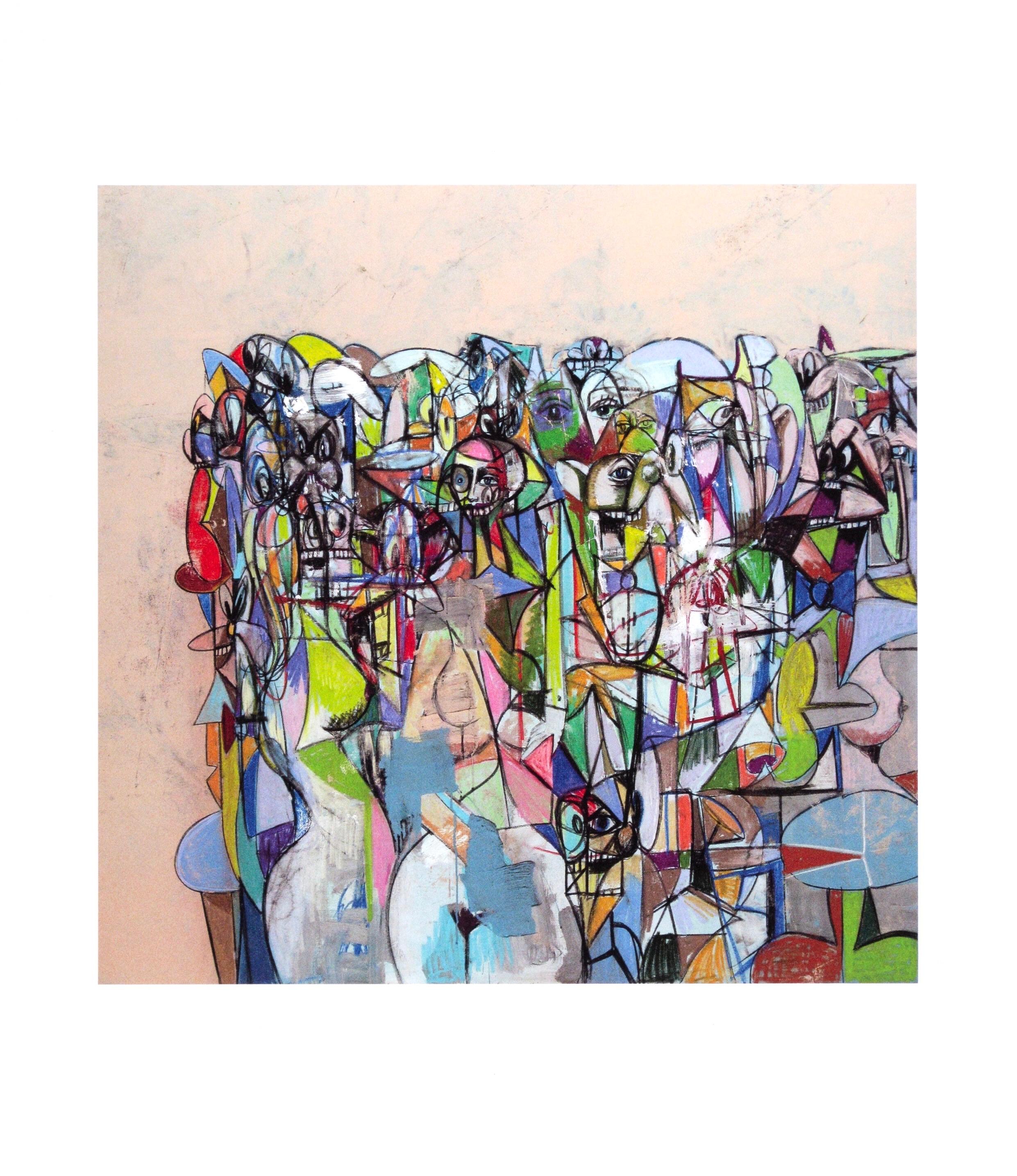 Impresión en cuatricromía sobre papel vélin. Tamaño del papel: 10,75 x 9,25 pulgadas. Inscripción: Sin firmar y sin numerar, tal como se emitió. Notas: Del folio, George Condo, Dibujos Pintados, 2011. Publicado por Skarstedt Gallery, Nueva York;