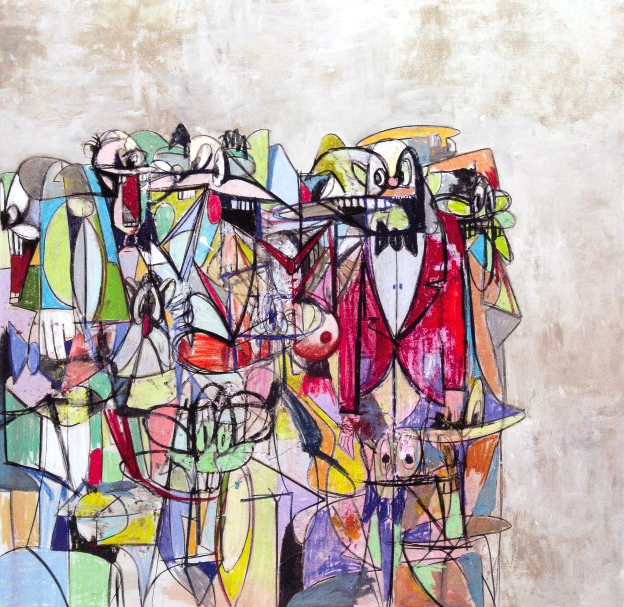 Condo, Compressione IV, Disegni dipinti (dopo)