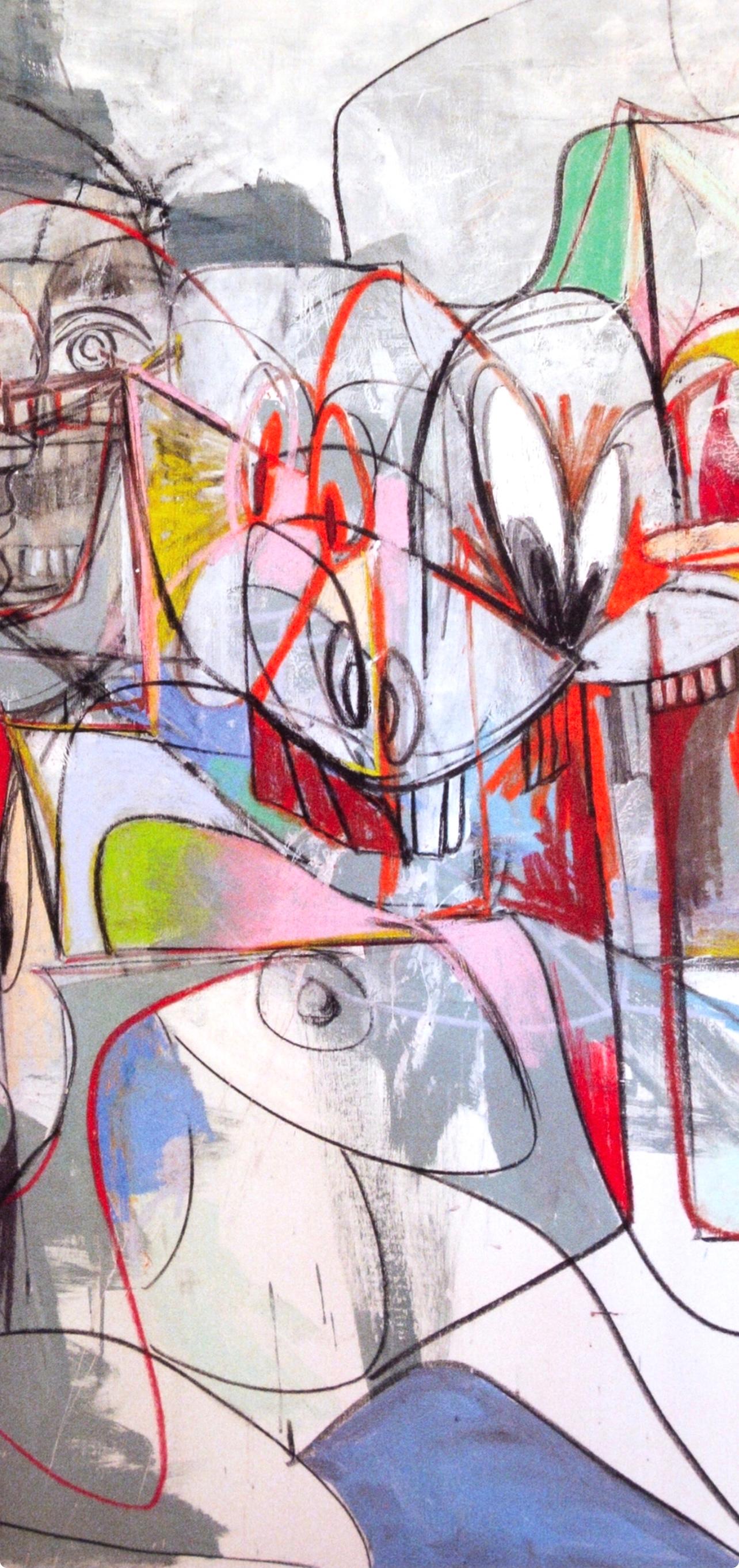 Condo, Conversaciones, Dibujos Pinturas (después de) - Print Contemporáneo de George Condo