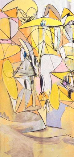 George Condo, Pink and Yellow Sweep, aus Drawing Paintings, 2011 (nach)