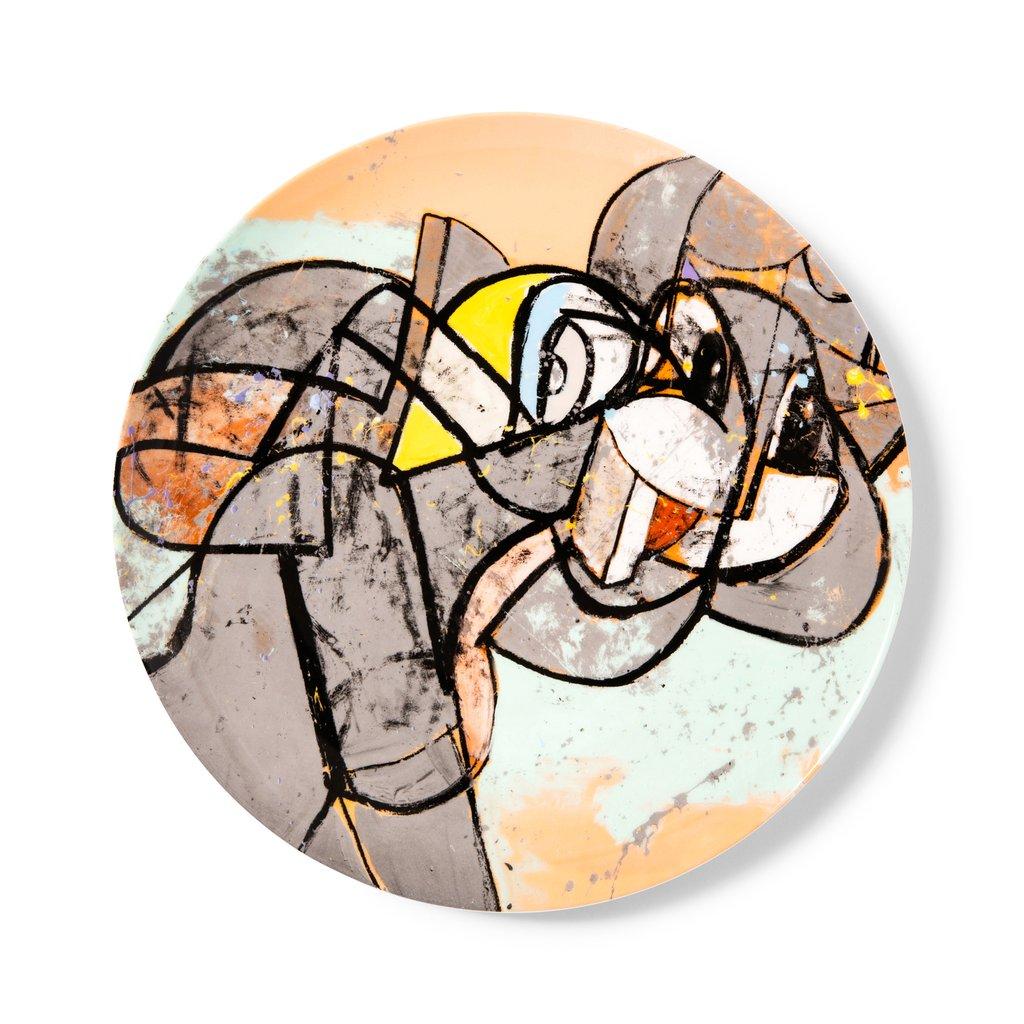 George Condo Assiette « Machine Bugs » Coalition pour the Homeless Fine Bone China  en vente 1