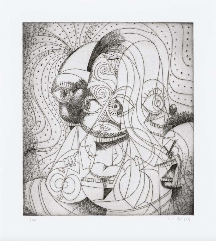 The Insane Clown by George Condo
