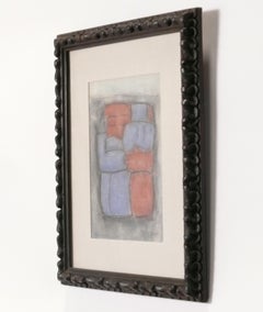George Constant – Peinture originale, 18" x 15" – Art abstrait moderne du milieu du siècle