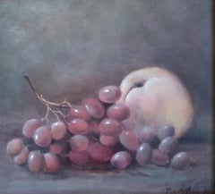 Antique Grapes and Peach