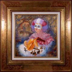 George Corominas Bal de l’Opera Signed Contemporary Oil Painting on Canvas