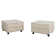 George Coslin Coppia Di Comodini Longato Hennè 1970 Modernariato Design