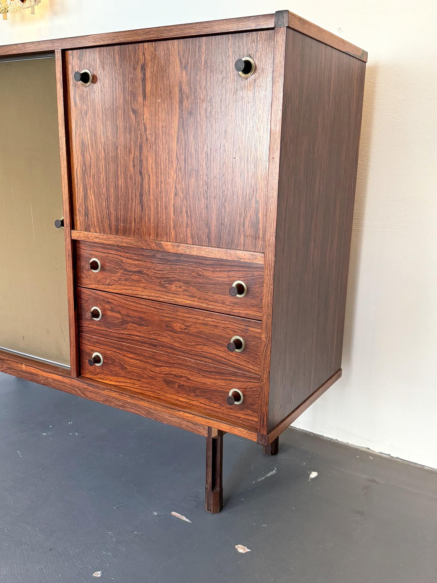 George Coslin, buffet italien en bois des années 50. en vente 3