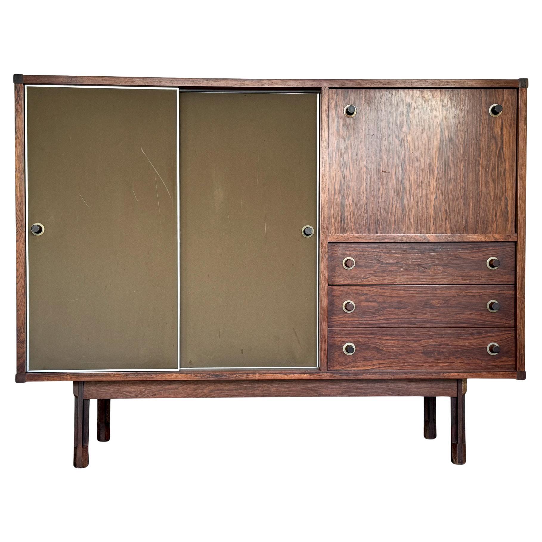 George Coslin, Italian wood Sideboard from 50s.