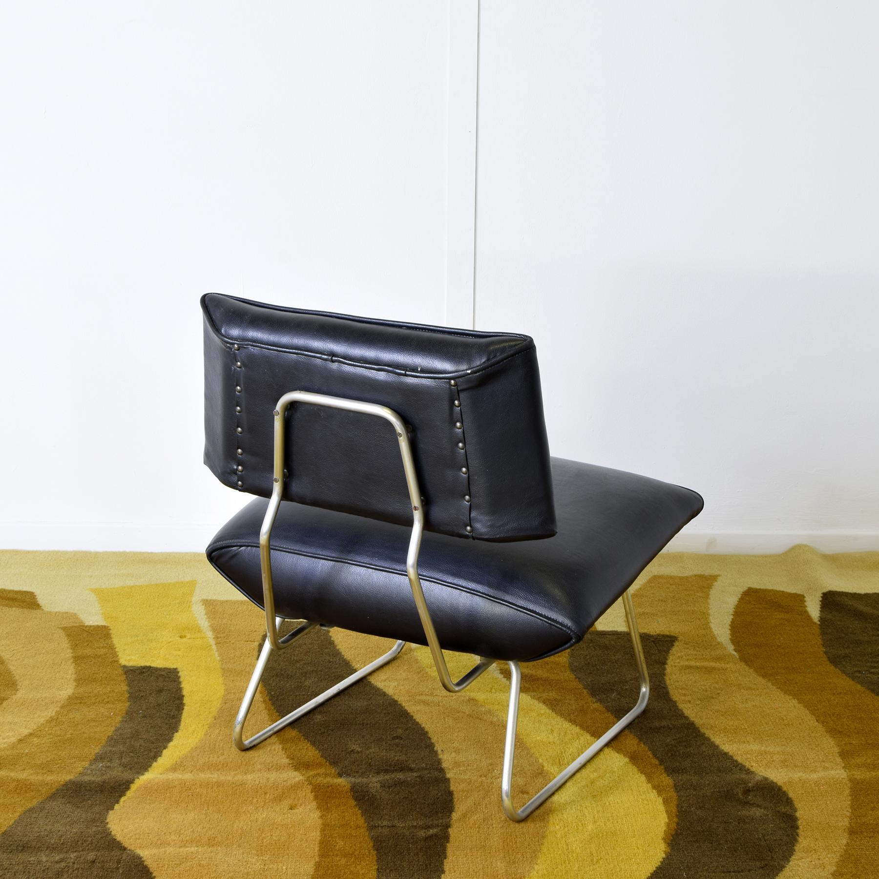 Italian George Coslin lounge chair 1960s. in vendita