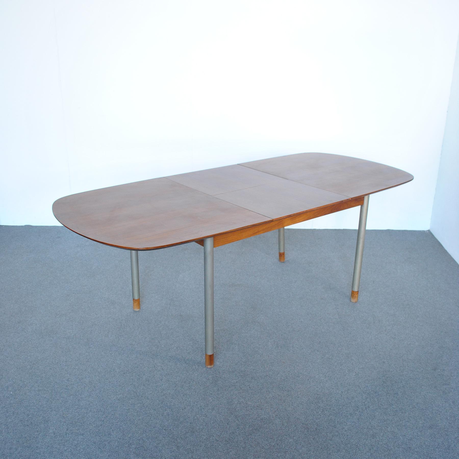 Table ouverte en bois George Coslin, milieu des années 60 en vente 3