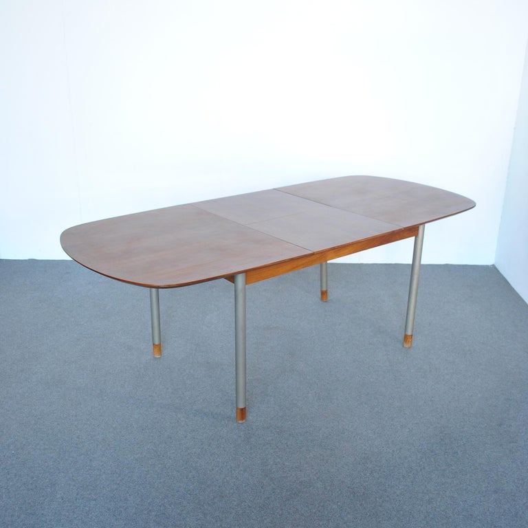 George Coslin Openable Wooden Table, Mid-Sixties For Sale 3