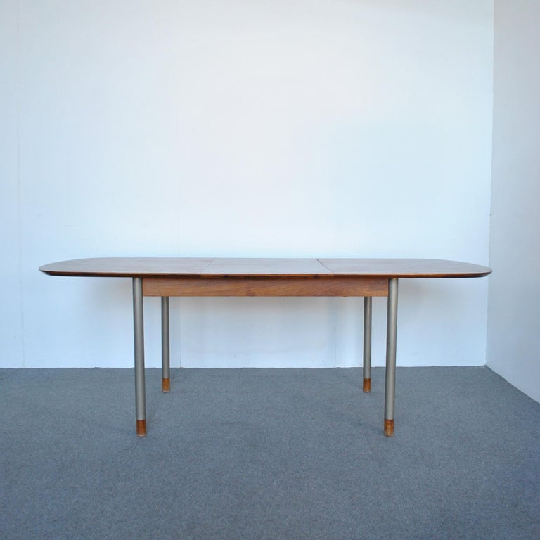 George Coslin Openable Wooden Table, Mid-Sixties For Sale 2