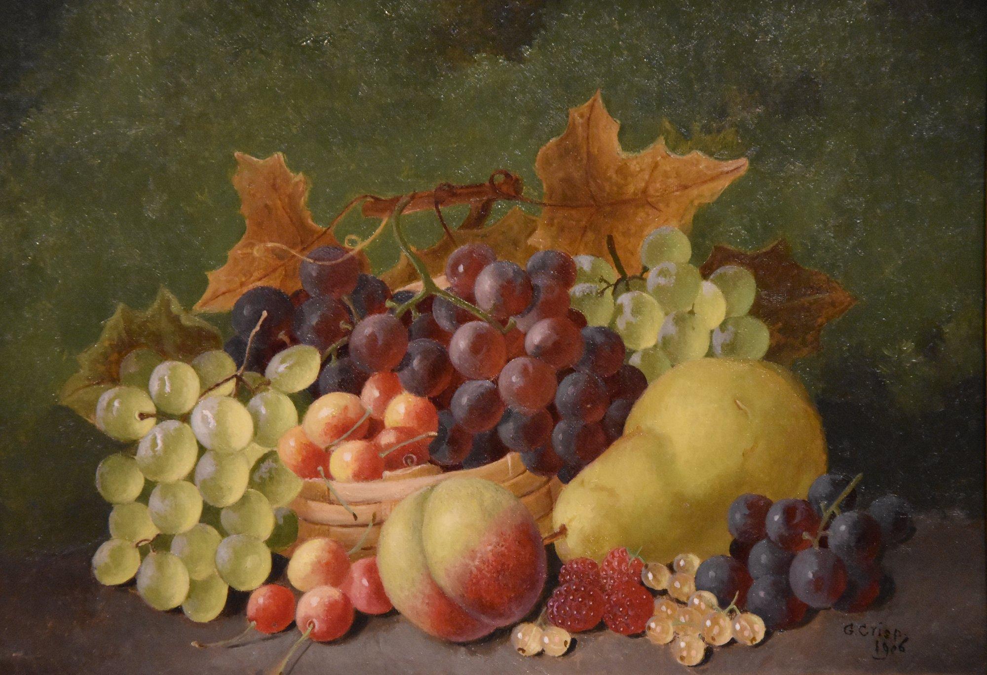 Pintura al óleo de George Crisp B.A 
