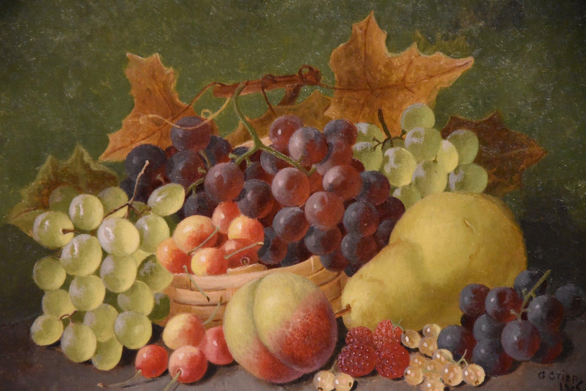 Pintura al óleo de George Crisp B.A 