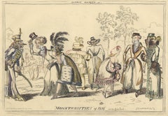 Dandies-or- Monstrosities of 1816, Scène, Hyde Park, de Monstrosities