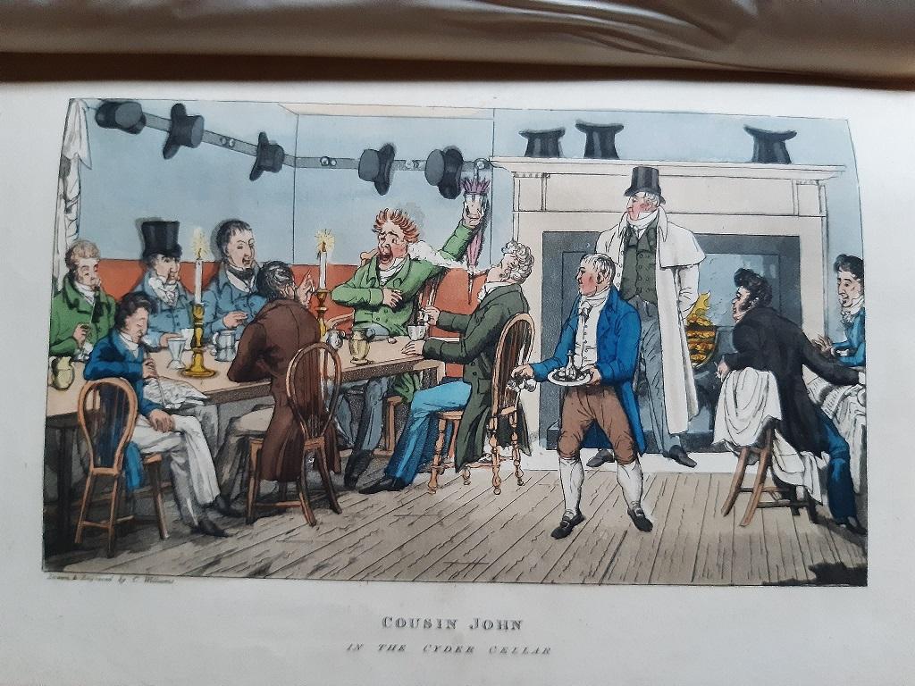 My Cousin in the Army - Rare Book Engraved by G. Cruikshank - 1822 - Print by George Cruikshank